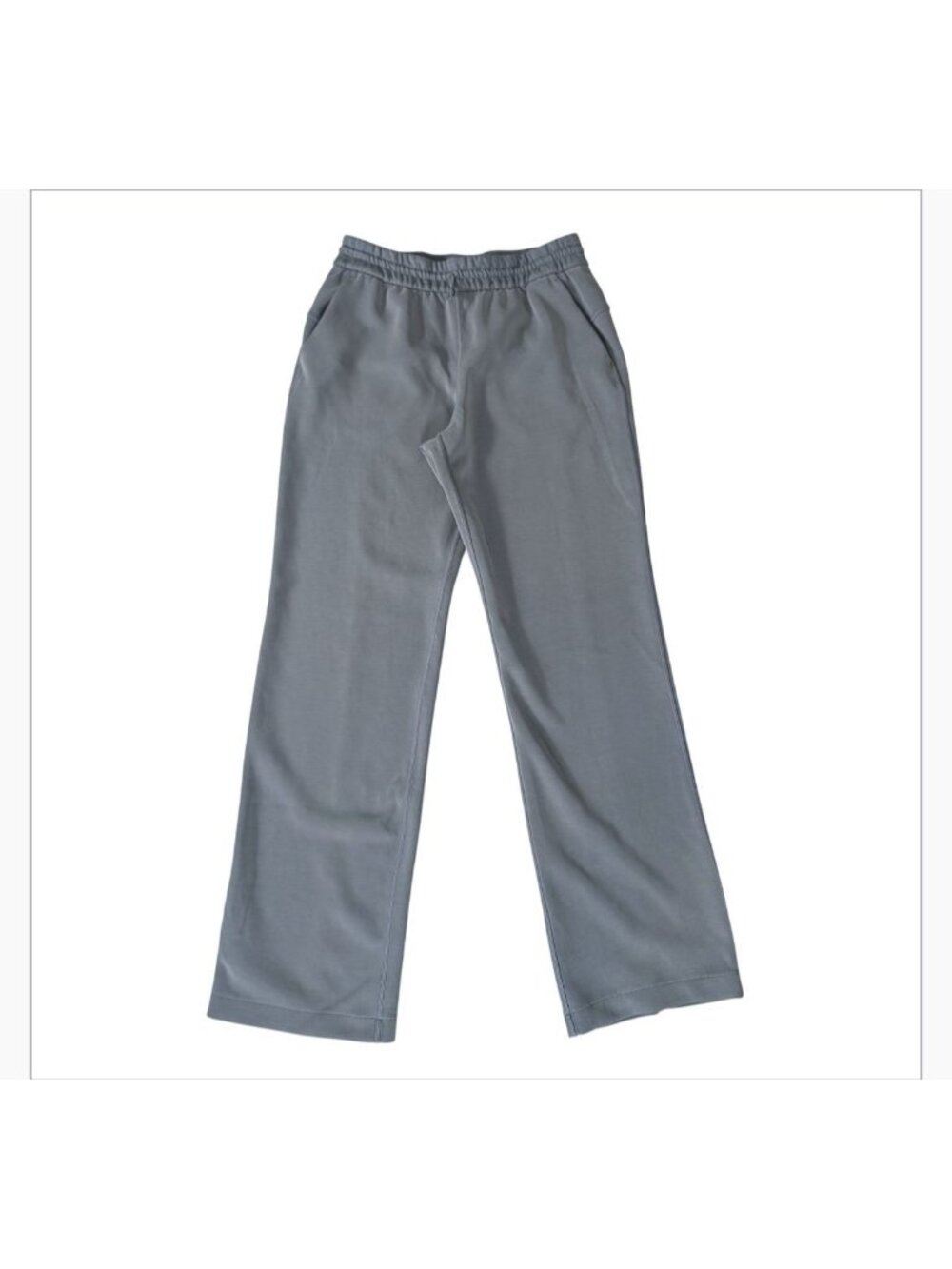 Lululemon Women's Gray High-Rise Wide-Leg Sweatpants Pants Size 8